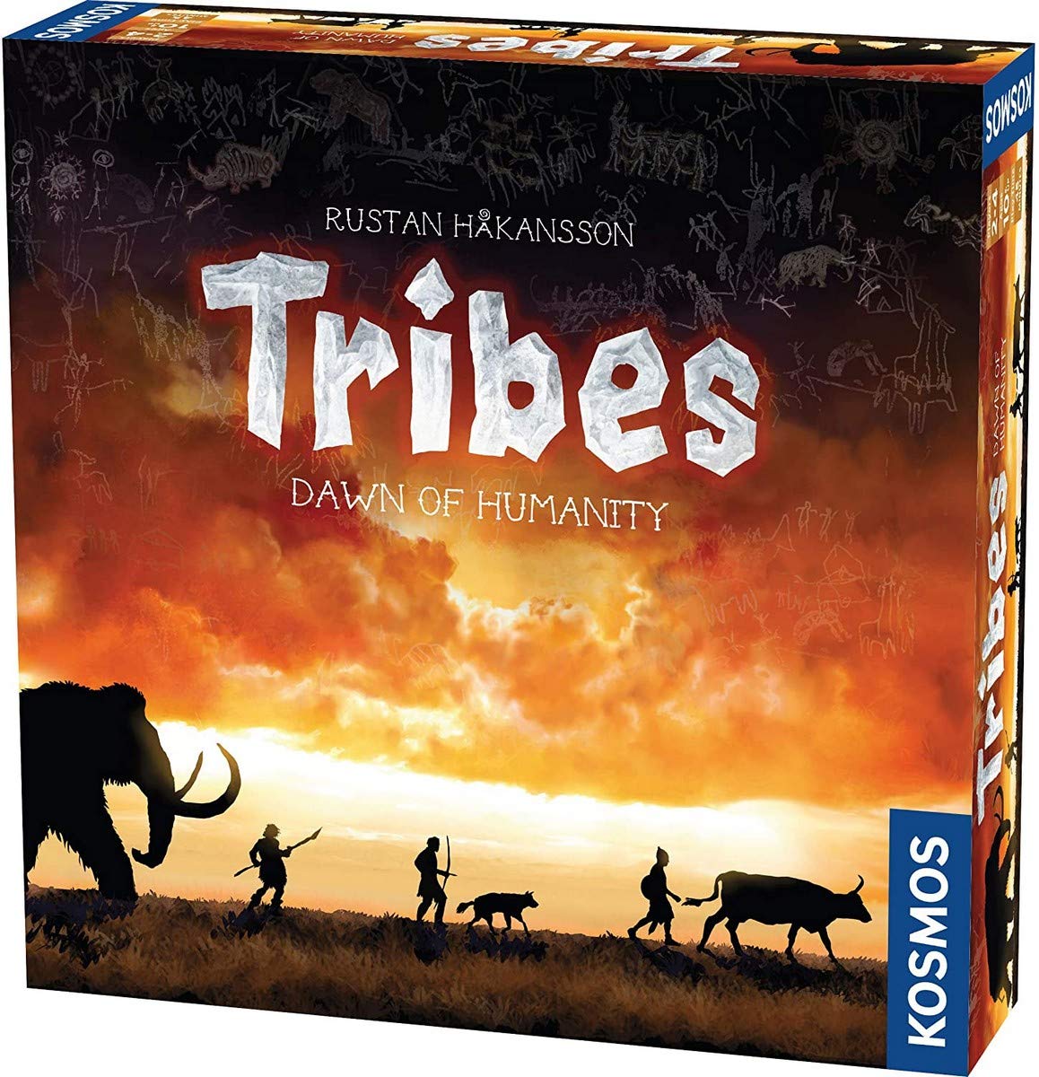Thames & Kosmos Tribes: Dawn of Humanity Game for 2-4 Players, Ages 10+, Multi-colored, Model 691059, Paper Material