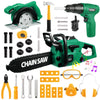 Vextronic Kids Tool Set - 36 PCS Electric Toy Tools with Realistic Sounds, Green, Plastic - Perfect Gift for Toddlers 3-8 Years Old