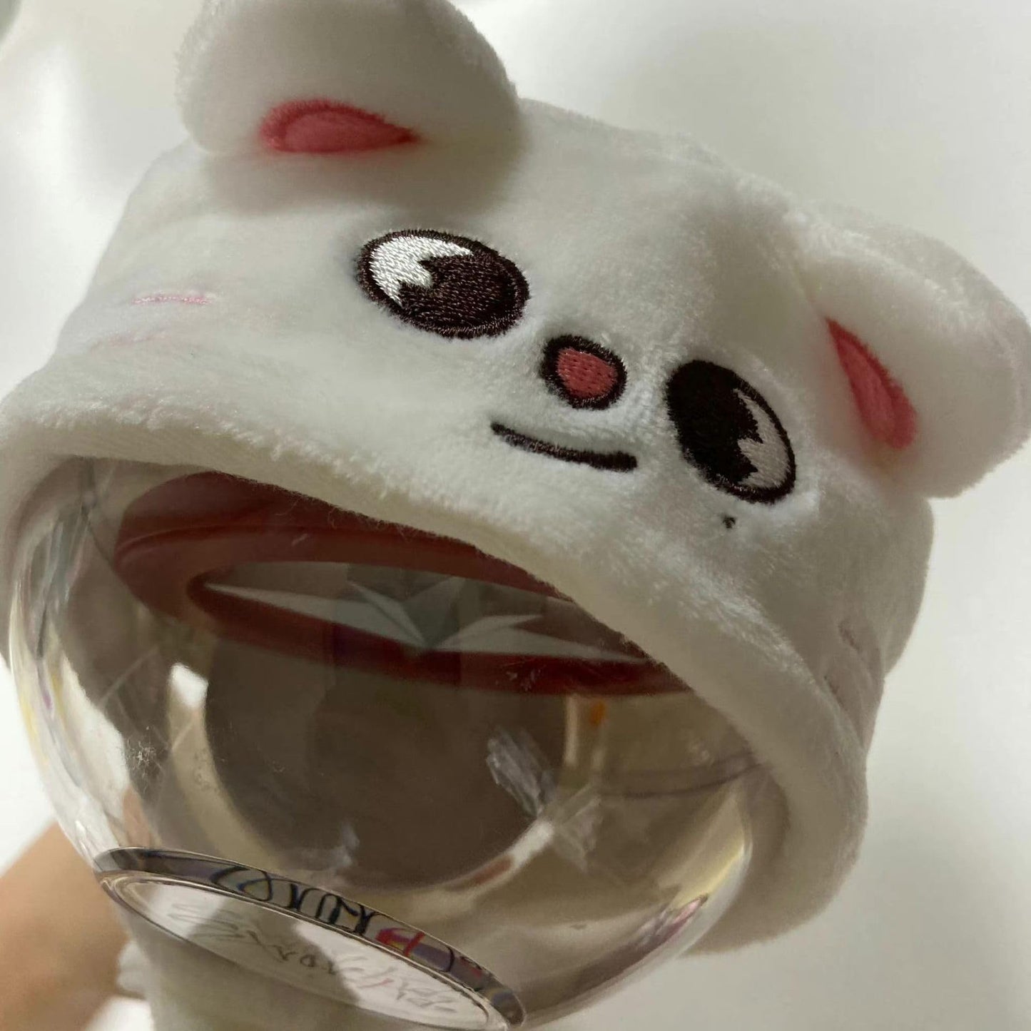 Bensmabay Lightstick Cover Compatible With Sk Lightstick Plush Sk Cartoon Shape Light Stick Covers Glow Sticks Decoration (Hyunj