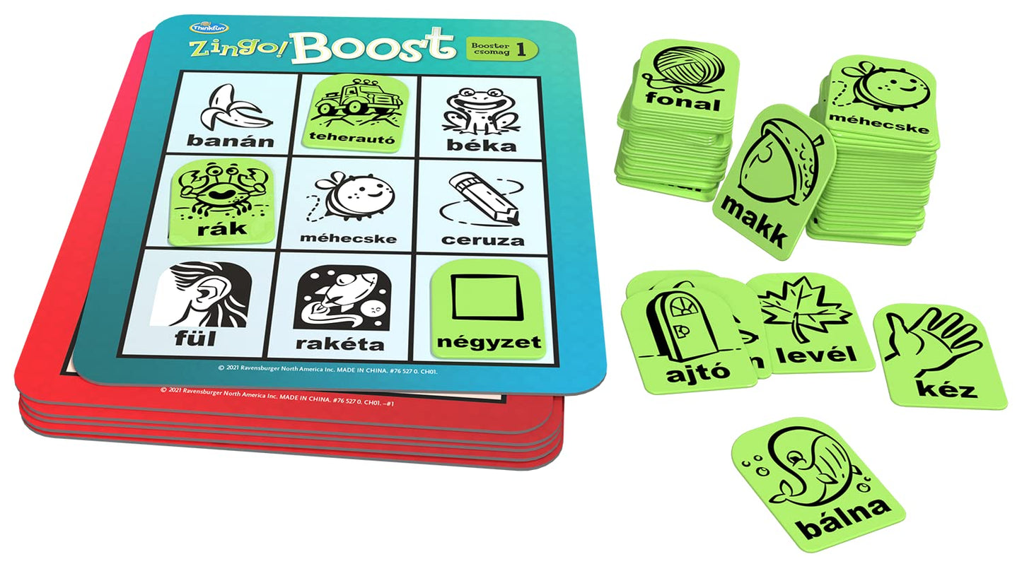 Thinkfun Zingo! Booster Pack #1 - Exciting Expansion Pack For Zingo! Game | Engages Kids In Learning | Enhances Memory & Word Recognition Skills | Trusted By Families Worldwide