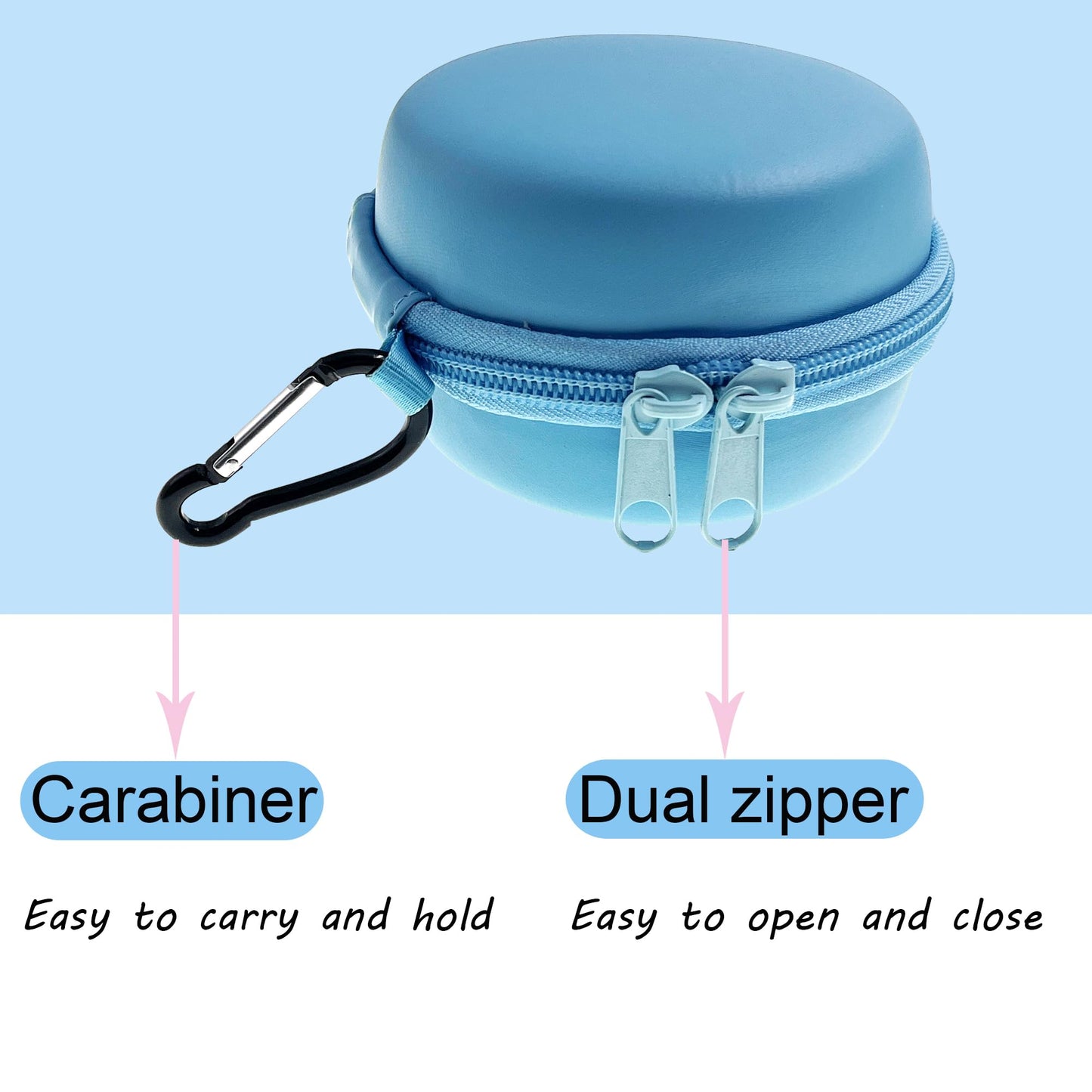 Leotube Hard Carrying Eva Case Compatible With Bitzee Digital Pet Interactive Virtual Toy, Storage Travel Holder For Bitzee Virtual Electronic Pets And Accessories (Case Only) (Blue)