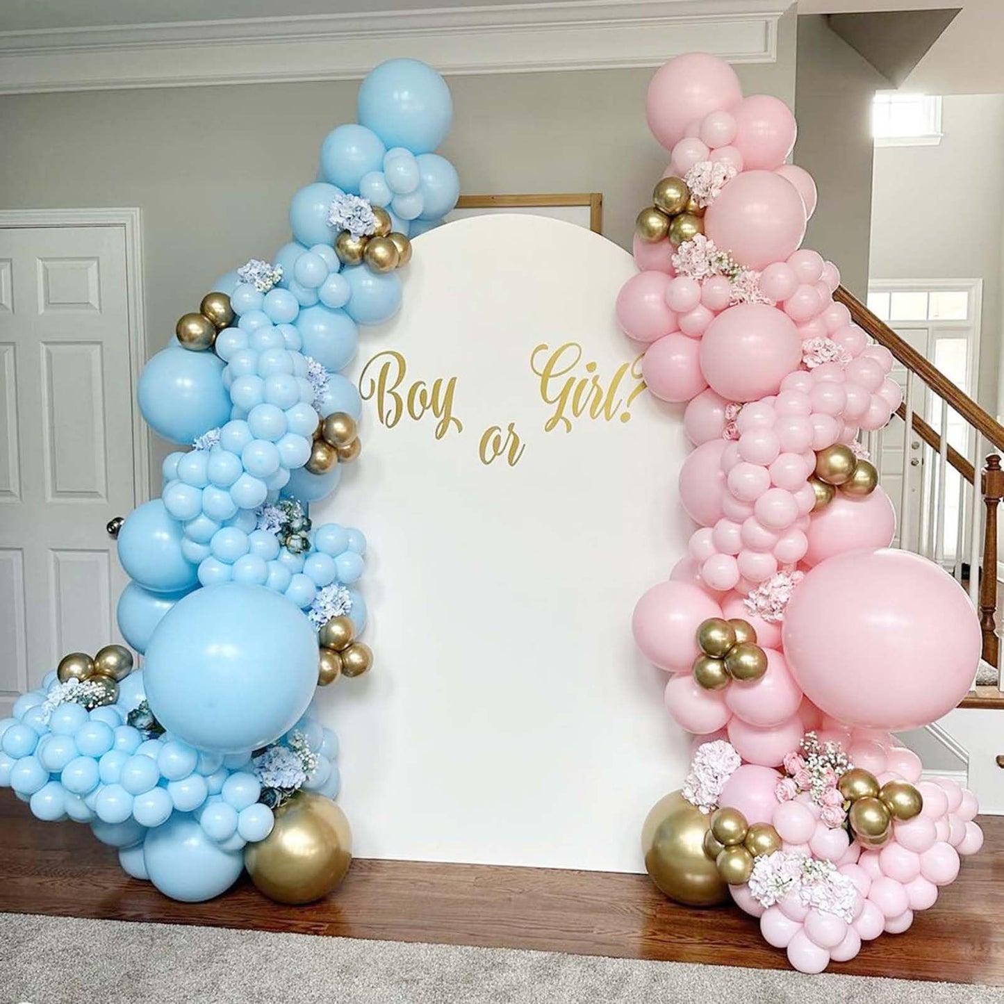 Pastel Blue Balloons In Different Sizes 5 10 12 18Inch-134Pcs Pastel Blue Balloon Balloons For Garland Arch
