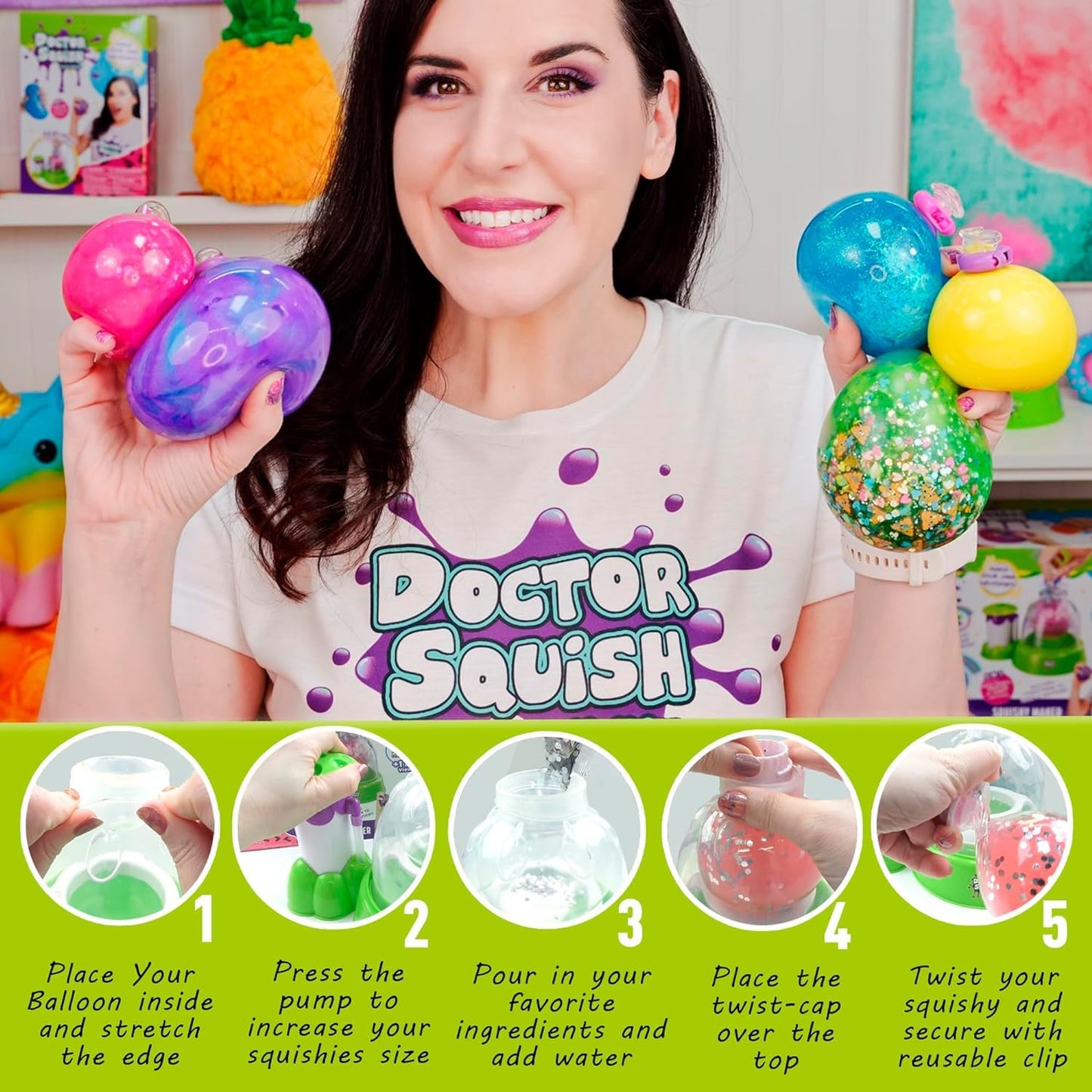 Doctor Squish Squishy Pack Refill - Make Your Own Squishy Set - 1 Ct (Pack Of 1)