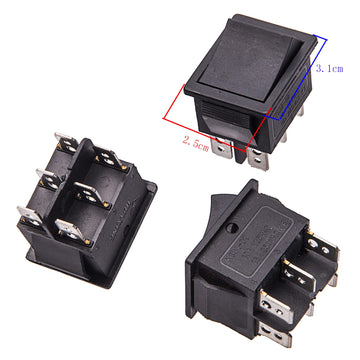 weelye Kids Electric Ride On Car Motorcycle Foot Switch, Automatic Reset, Replacement Parts for 6V/12V/24V, Black, Large