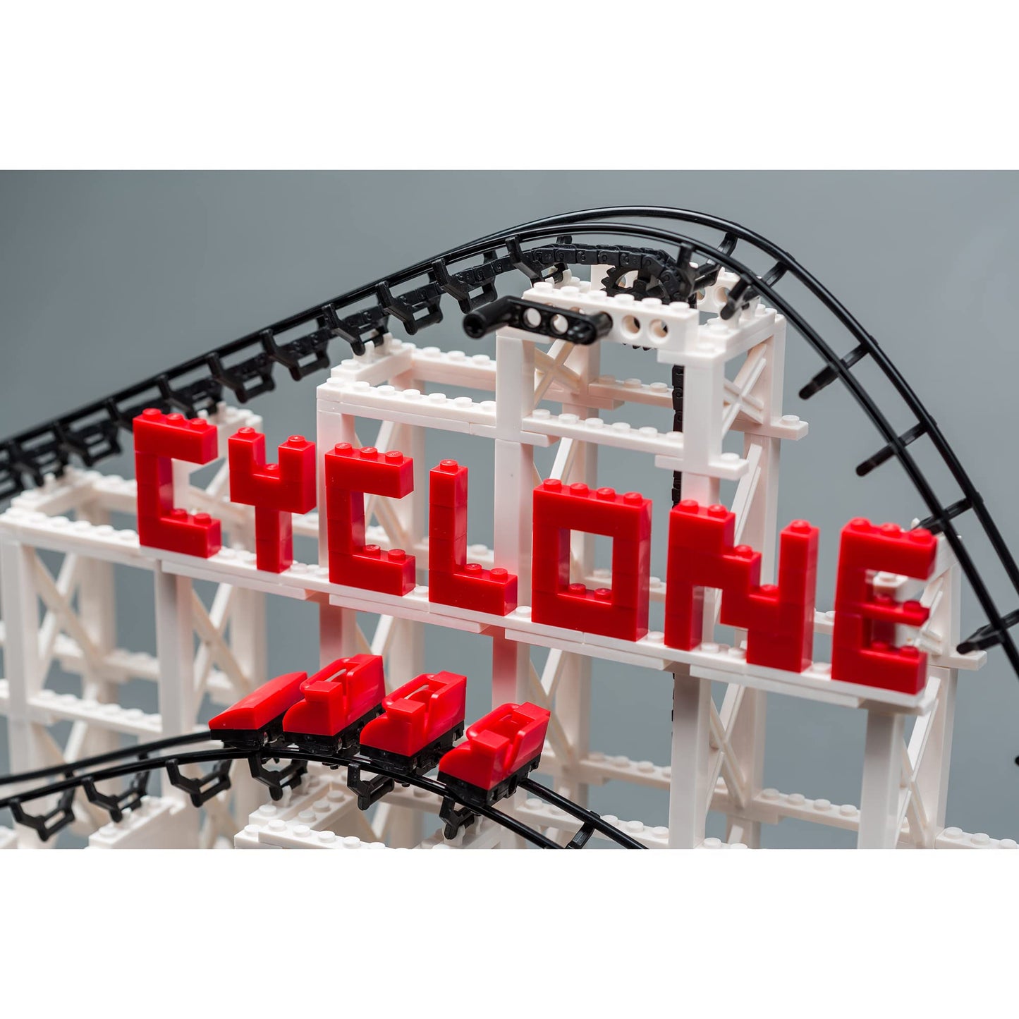 Cdx Blocks: Cyclone - 900+ Pieces, Building Brick Set, Gravity Powered Roller Coaster Model, Promotes Stem Learning