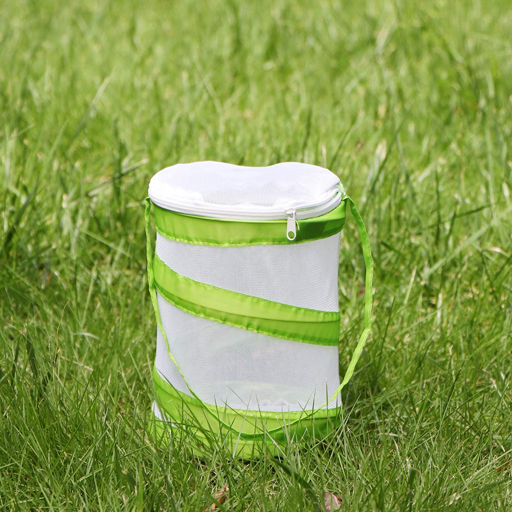 Mini Butterfly Habitat, Insect Mesh Cage, Bug Terrarium Pop Up 5.5'' X 7'' Tall (Pack Of 4)