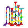 Blacka Marble Run Maze Race Game Glass Marbles for Kids Age 3 4 5 6 Boys Girls Educational Preschool Toys Block Toy Set As Xmas Birthday Present Festival Gifts Small
