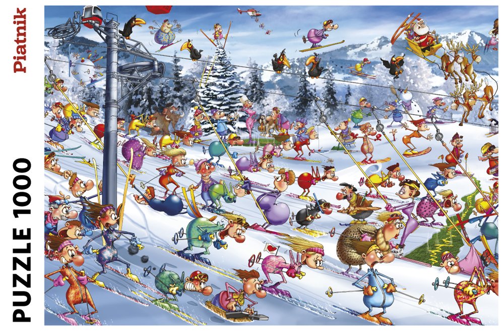 Piatnik 00 5351 Ruyer Skiing Puzzle
