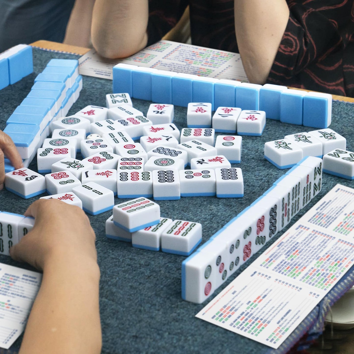 RBFSAH Mahjong Cards 2025 Large Print Set 4PCS American Majong Card Official