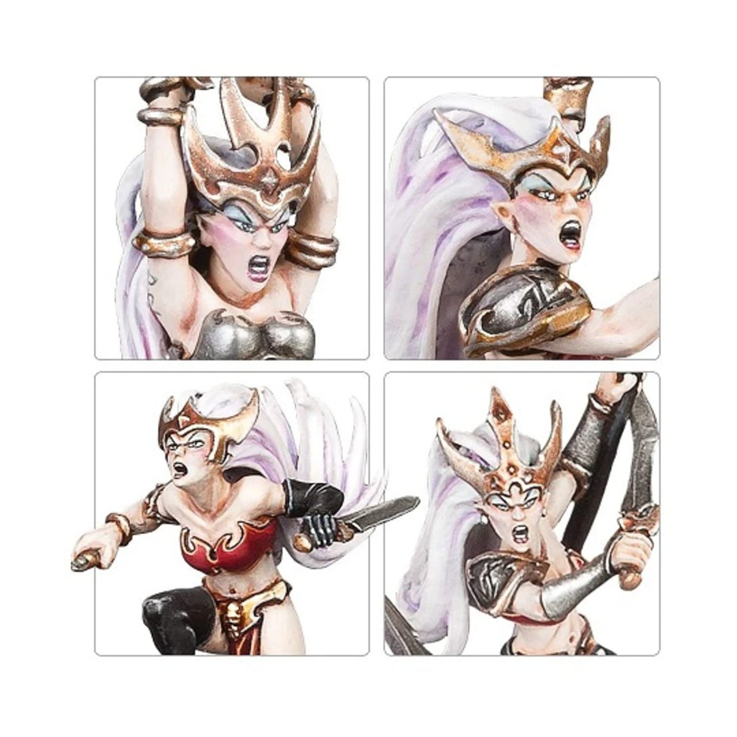 Games Workshop Warhammer AoS Daughters of Khaine Witch Aelves Unpainted Plastic Model GW-85-10