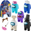 P.M.I. Among Us Crewmate Figures | 5 Among Us Toys Out Of 16 Collectibles In 1 Pack | Among Us Merch Incl. The Peeled And The Clogged | 1 Hidden Impostor | Mini Toys With 3 Add’L Hats | Kids’ Toys