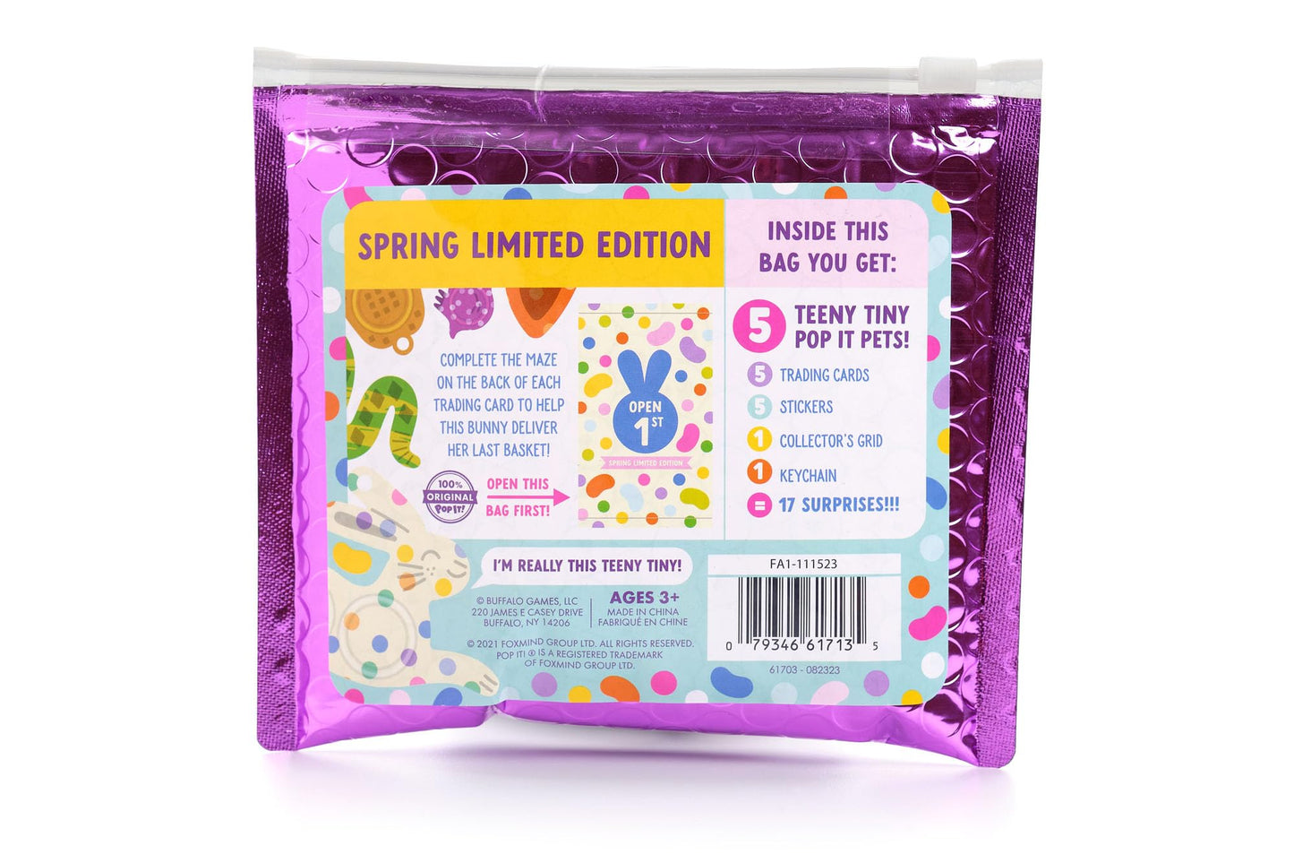 Pop It! Pets - Spring Limited Edition - Season 2 | Mystery Pets Collectible | 5 Exclusive Pets In Limited Edition Pouch | 17 Surprises In Total