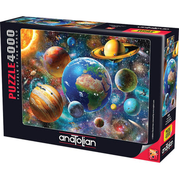 Anatolian 4000 Piece Jigsaw Puzzle - The Solar System, Multicolor, Model #5200, Cardboard Construction