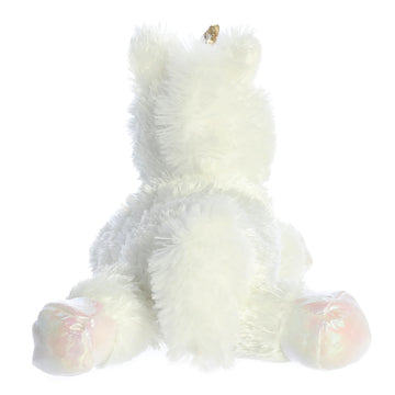 Aurora® Adorable Mini Flopsie™ Celestial™ Stuffed Animal - Playful Ease - Timeless Companions - White 8 Inches