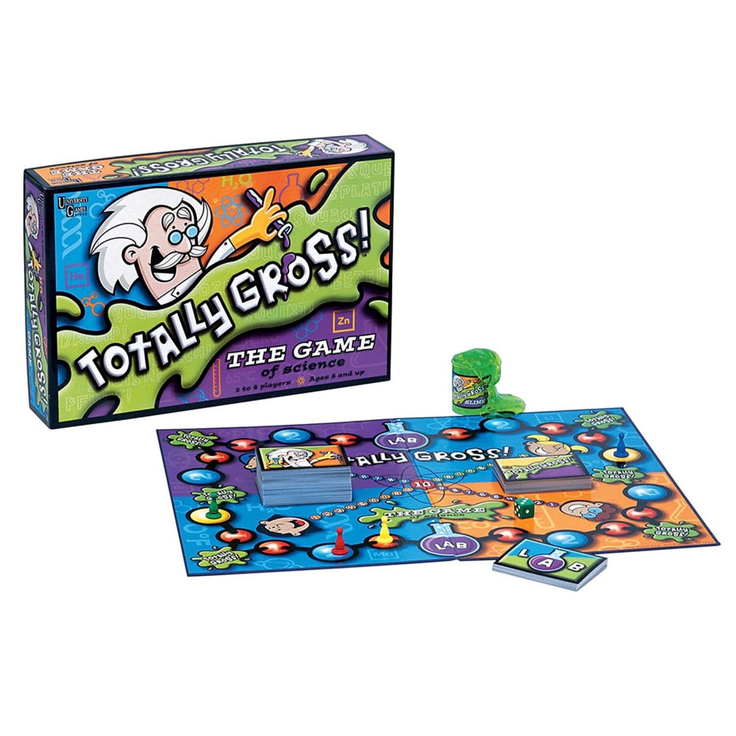 University Games Totally Gross Science Game, Blue Color, Model 01940, Fun Educational Activity for Kids