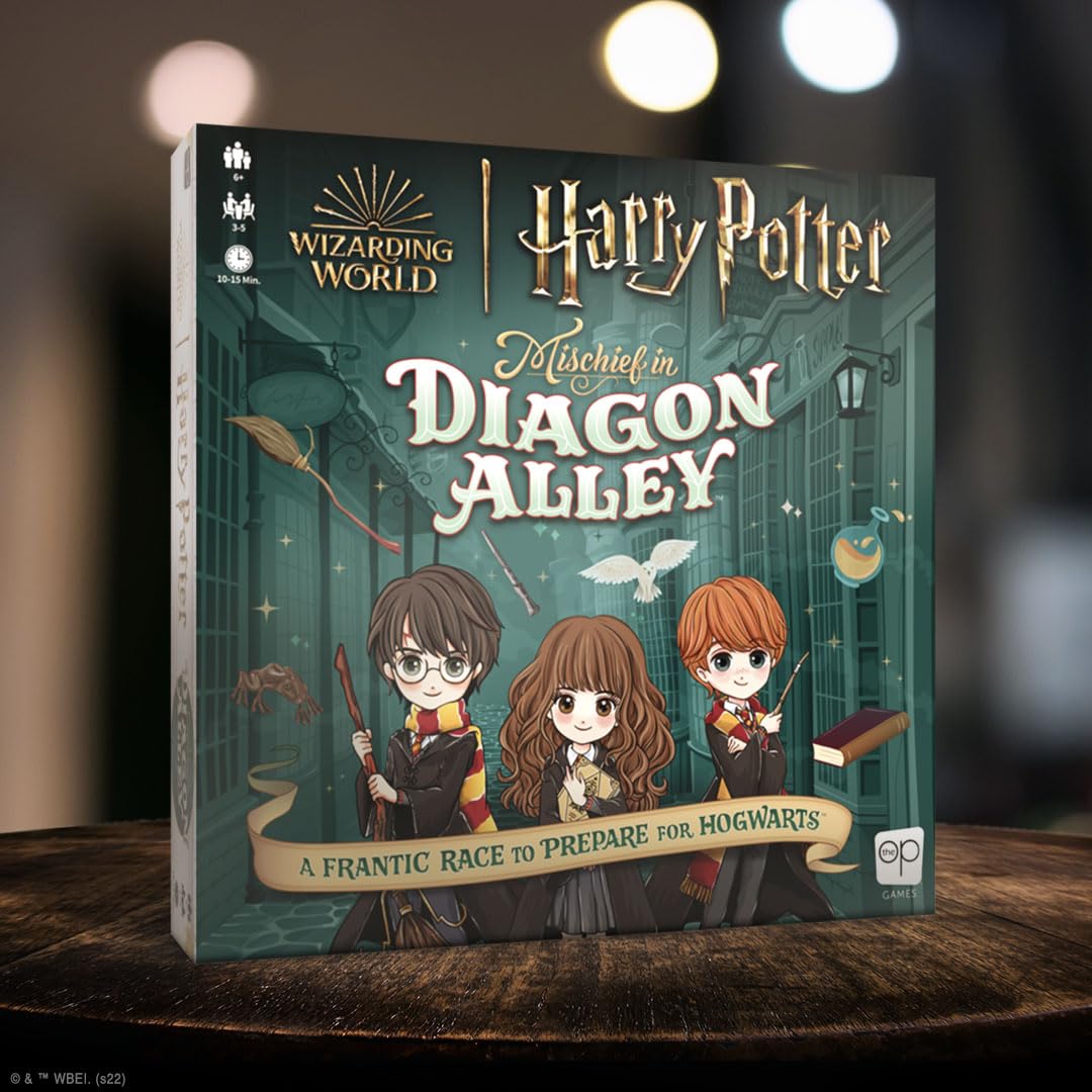 Harry Potter Mischief in Diagon Alley | Quick-Rolling Family Dice Game | Artwork Inspired by Harry Potter | Perfect Kids & Famil