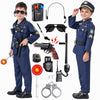 Mgparty Police Officer Costume For Kids Halloween Police Cosplay Accessories For Boys Girls Halloween Dress Up Party