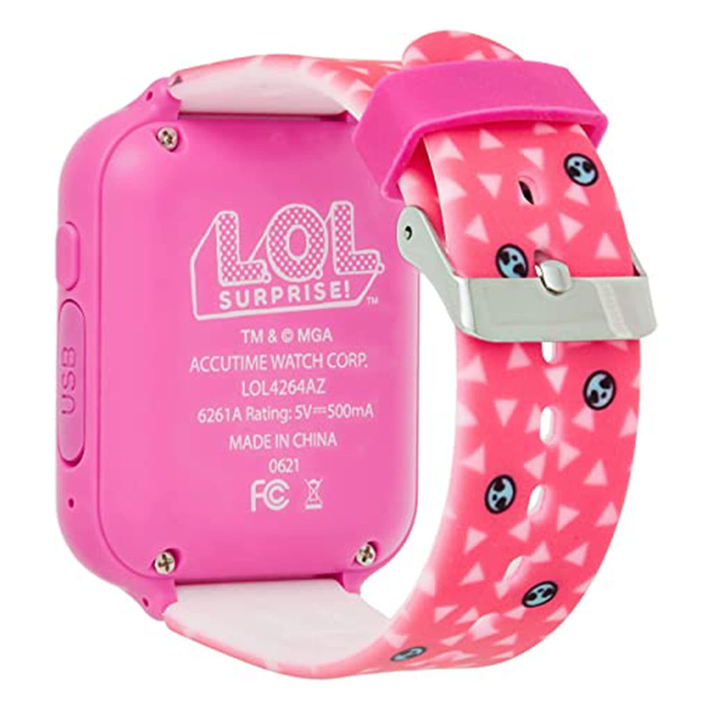 Lol Surprise Touchscreen Exclusive Pink Smartwatch For Kids - Engaging Educational Games, Step Counter, Camera, Alarm & More - F