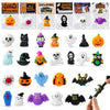 Halloween Mochi Squishy Toys 24 Pack with Gift Cards Mini Squishy Toys Halloween Toys Bulk Party Favors for Kids Trick or Treat Stress Relief Toys Birthday Gift Classroom Prizes