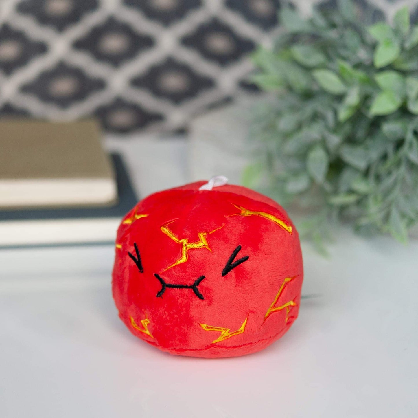 Toynk Slime Rancher Boom Slime Plush Toy | Soft Bean Bag Plushie | One Size | Red | Model ASLM040MTY1