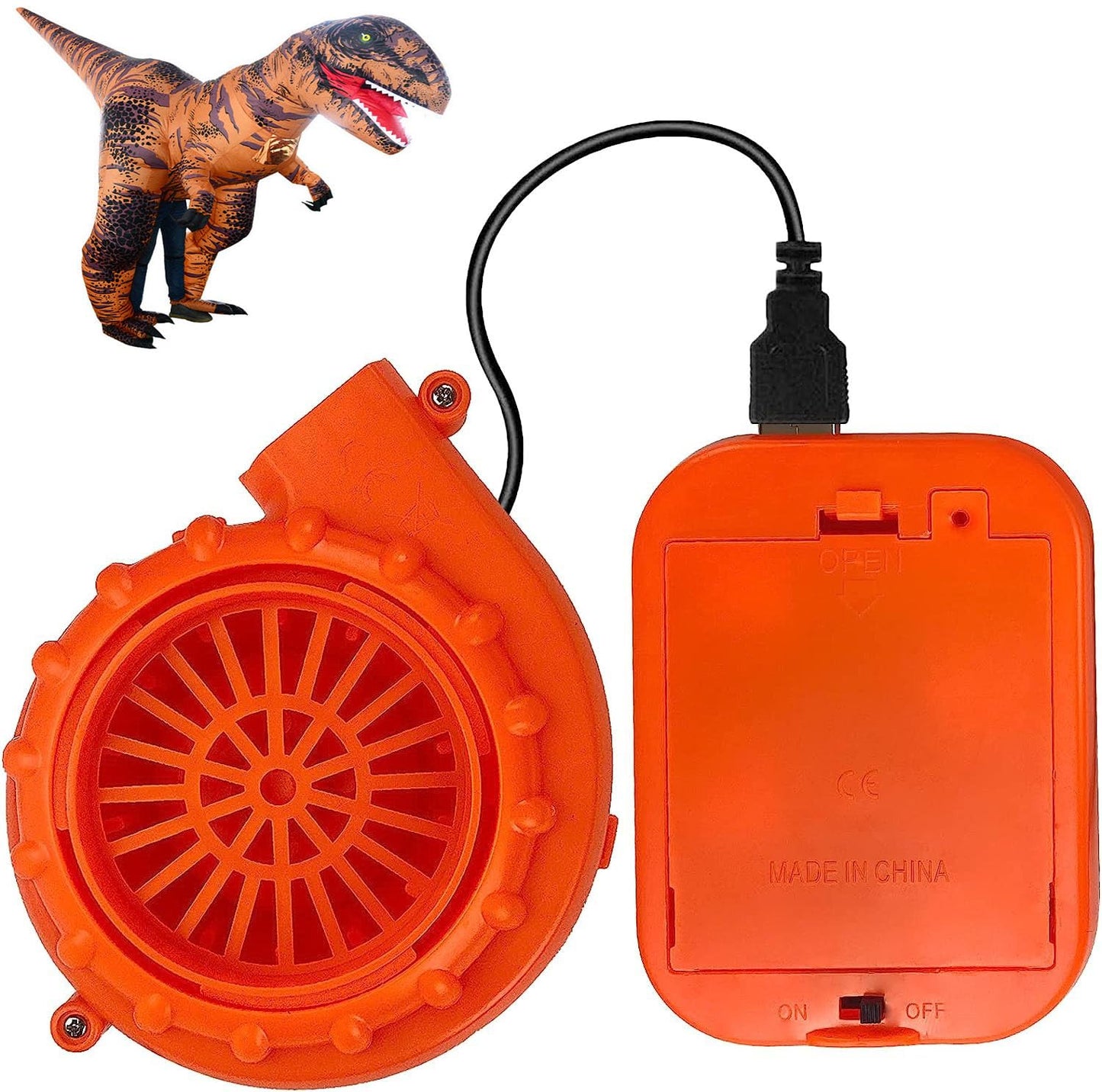 Lkqbbsz Mini Inflatable Costume Fan Replacement Blow Up Blower Potable Fans For Inflatable Costume Doll Mascot Head Or Other Inf