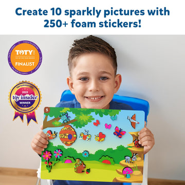 Skillmatics Foil Fun - Bugs & Butterflies, No Mess Art For Kids, Craft Kits & Supplies, Diy Creative Activity, Travel Toys, Gifts For Boys & Girls Ages 4, 5, 6, 7, 8, 9