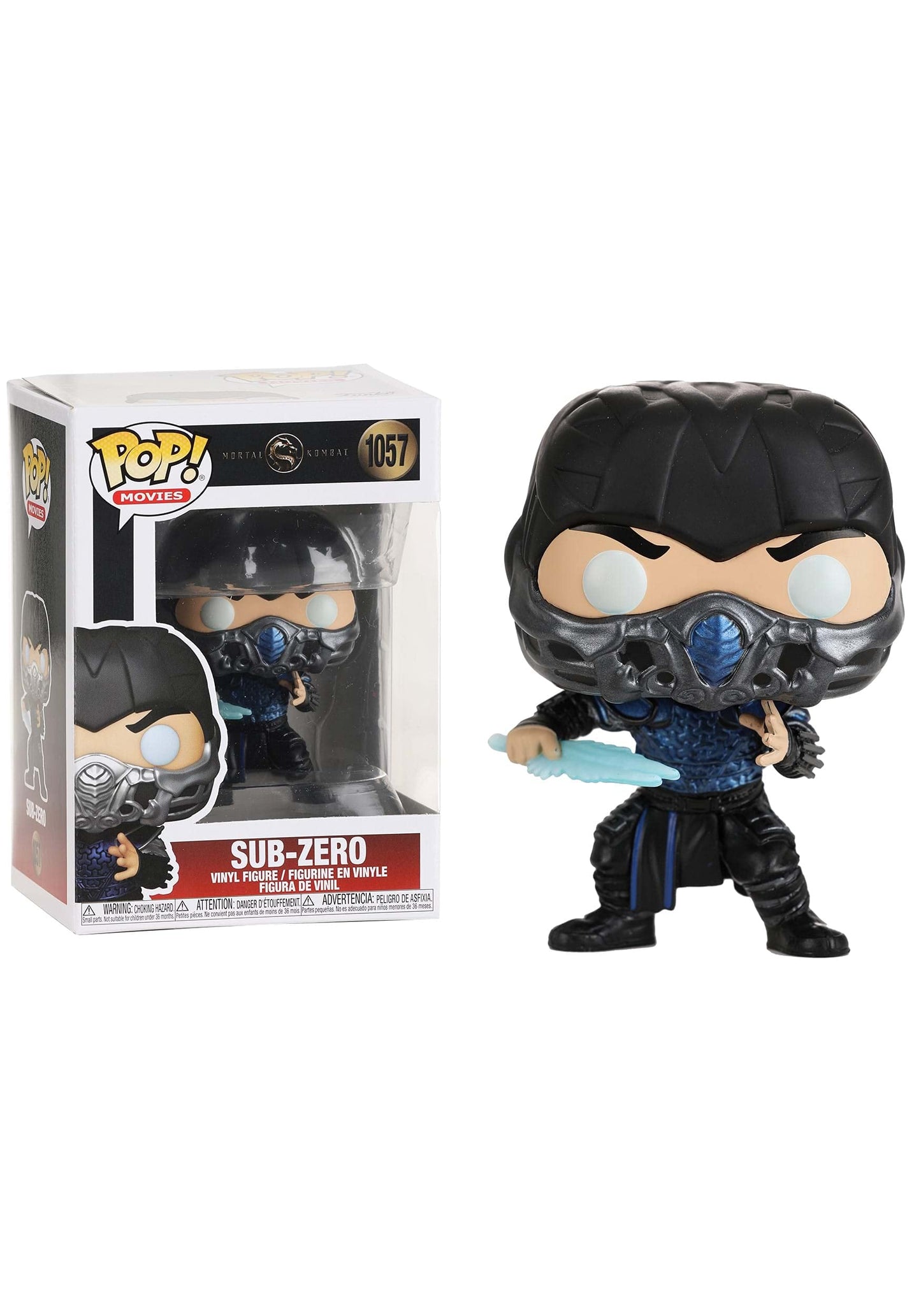 Funko Pop Pop! Movies: Mortal Kombat - Sub-Zero Vinyl Figure, Multicolor, Standard