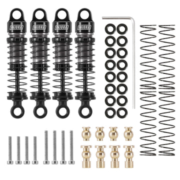 INJORA 40mm Big Bore Scaler Shock Absorber Oil Damper for 1/24 RC Crawler Axial SCX24 Upgrade, 3.2g/Each