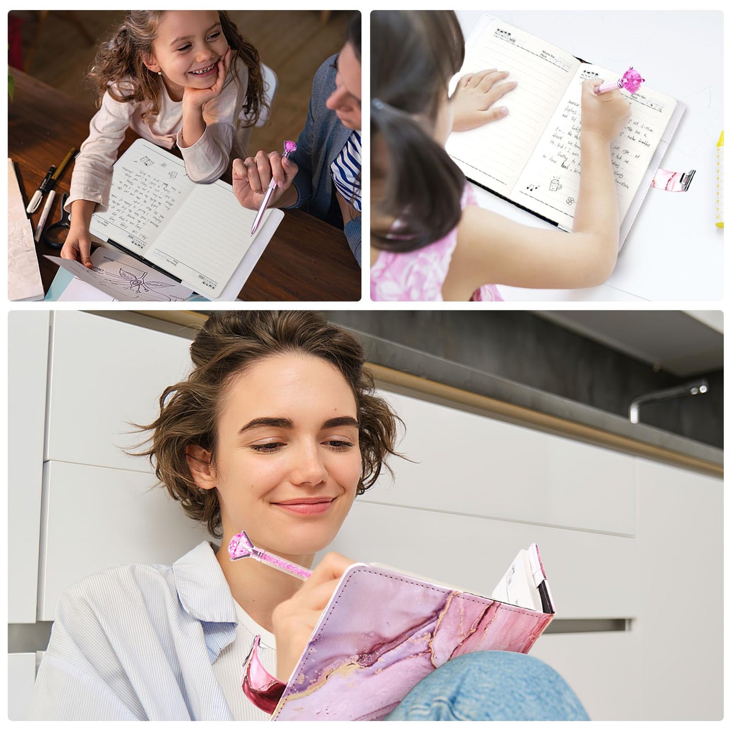 Koogel Diary with Lock for Girls Ages 8-12, A5 Journal with Lock 240 Pages, Kids Locking Secret Diary Writing Journal with Pen,