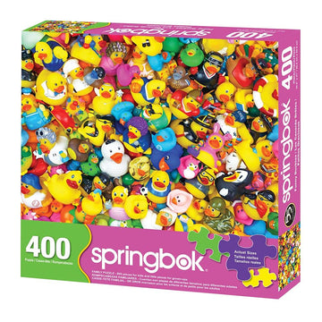 Springbok'S 400 Piece Family Jigsaw Puzzle Funny Duckies - Made In Usa