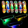 Beselley Mini Finger Skateboards For Kids Set Of 25, Light Up Mini Finger Toys Led Fingerboard Hand Skateboard For Creative Fing