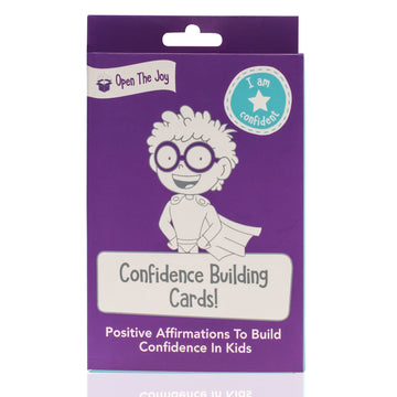 Open The Joy Confidence Builder Cards For Kids - Inspire Positive Attitude And Increase Emotional Intelligence - Ages 4-6+