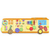Bluewood School Bus Wall Busy Board Panels, Toddler Learning Activity Center, Montessori Philosophy Sensory, Educational Toys, C