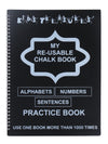 Kids Treasures My Reusable Chalk Book With Red&Blue Lines&Squares