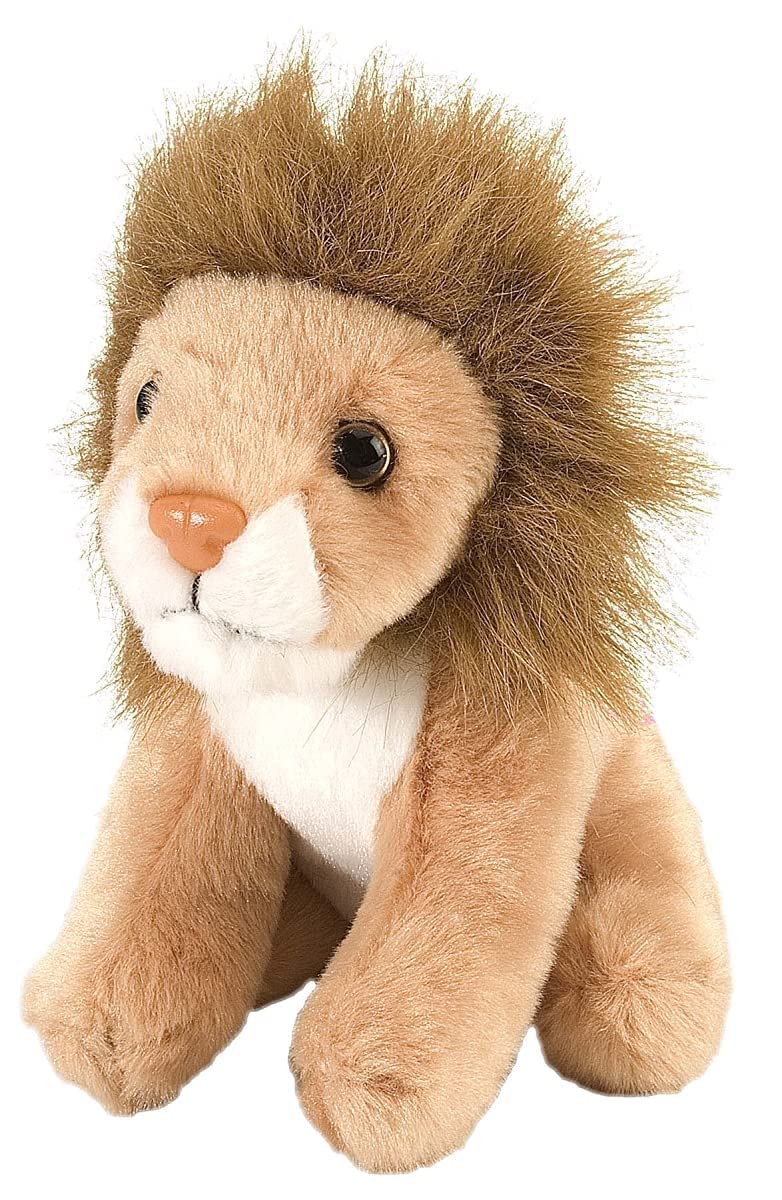 Wild Republic Lion Plush, Stuffed Animal, Plush Toy, Gifts For Kids, Pocketkins 5 Inches