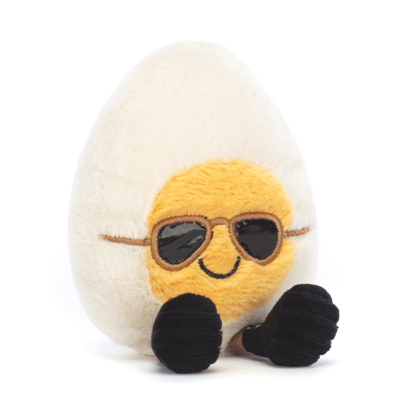 Jellycat Amuseables Boiled Egg Chic Stuffed Toy, Small 5.5 Inches | Food Plush | Fun Gift Idea