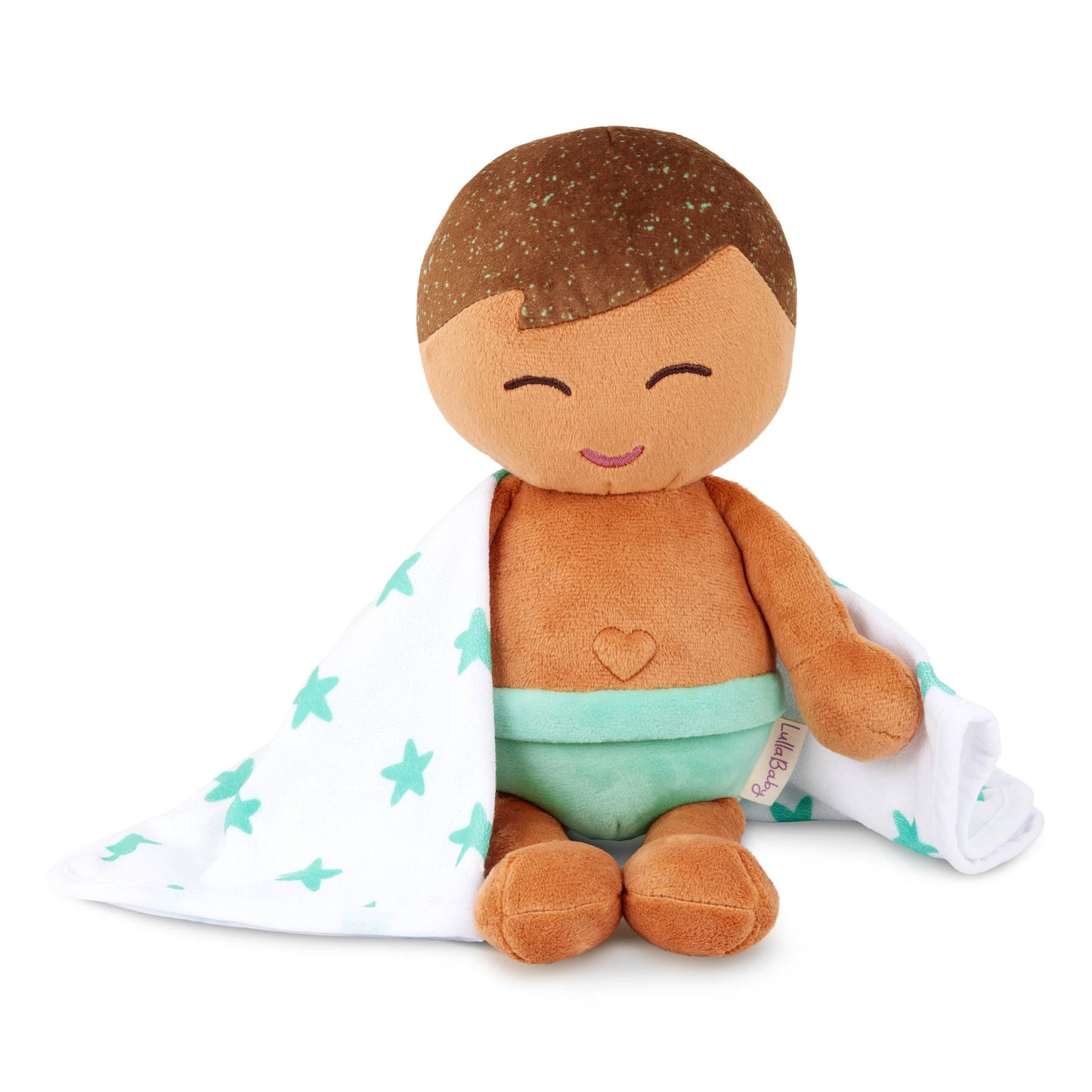 Lullababy - 14-Inch Bath Baby Doll Boy - Light-Brown Hair - Soft Plush Body For Real Water Play - Tub Toys - Kids Ages 2 Years O