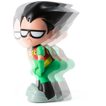Dreamworks Dragons DC Comics Teen Titans Go! Booty Scooty Robin Figure, Press-Activated, Multicolor, Collectible Toy for Ages 4+