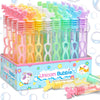 Cawiew 32 Piece Mini Unicorn Bubble Wand Set - Plastic Party Favors for Kids, Toddler Birthday Decor, Gift Box Included
