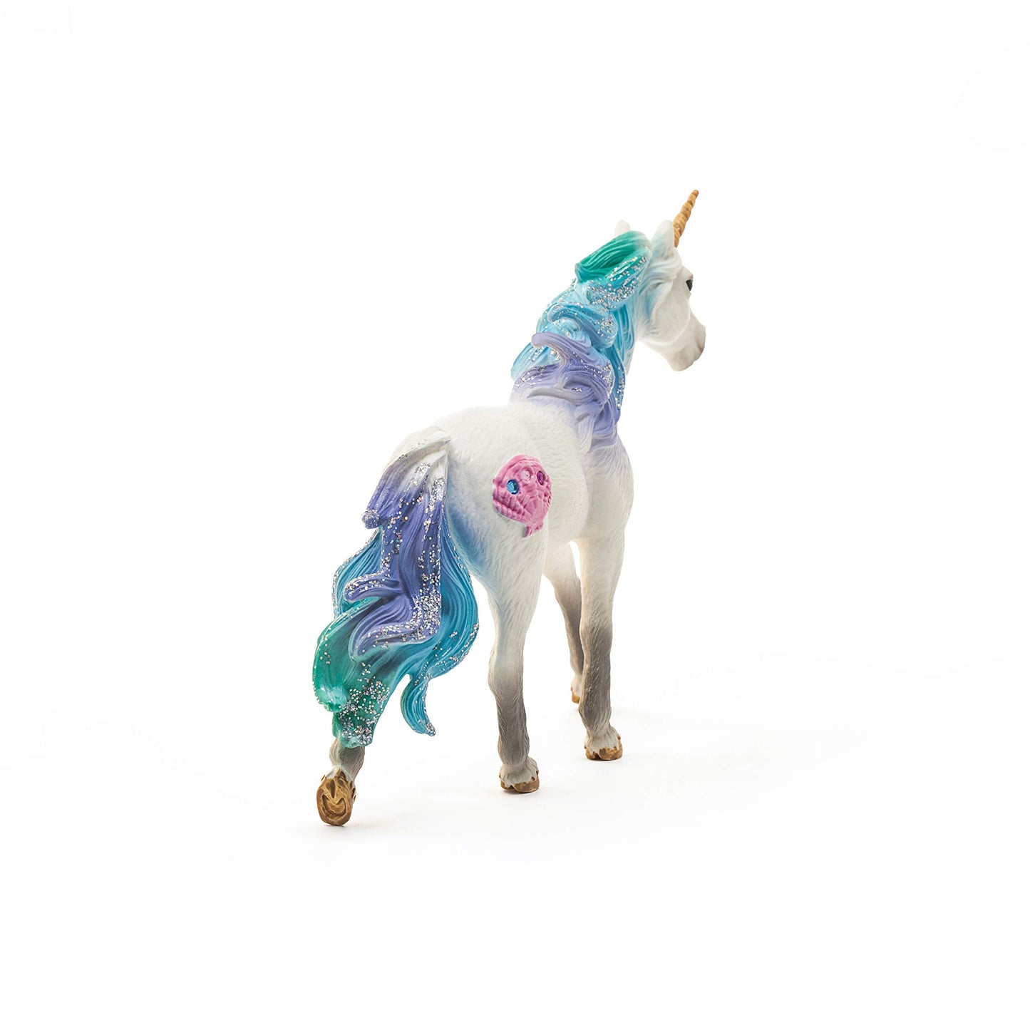 Schleich Bayala, Unicorn Toys For Girls And Boys, Sea Unicorn Stallion With Gems, Blue And Purple, Ages 5+