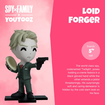 You tooz Loid Forger 5'' Vinyl Figure, Official Licensed Spy; Codename Twilight, Collectible from Anime Spy x Family, by You too