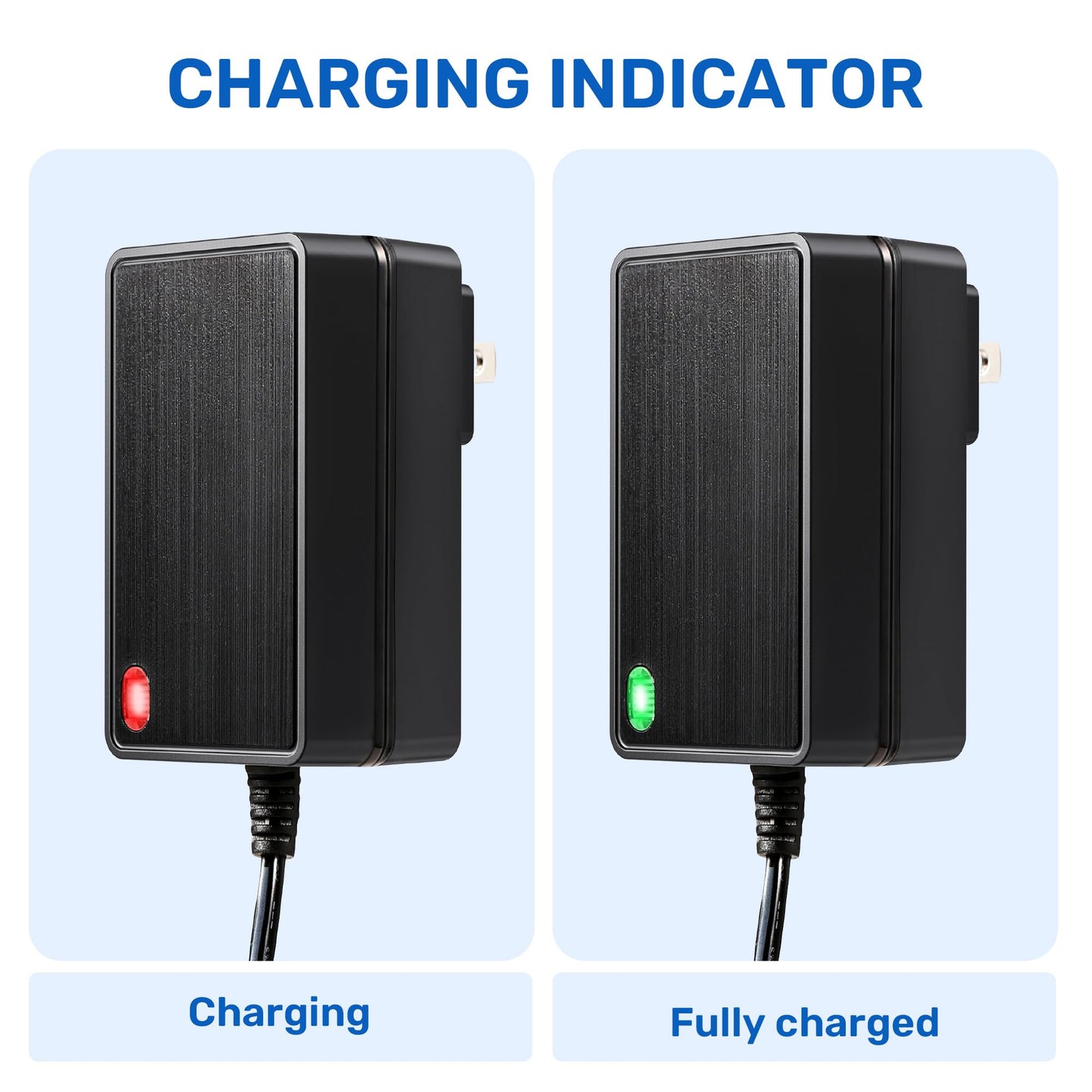 Anpabo 6V Battery Charger For Kids Ride On Toys Car, 6Volt Universal Charger For Best Choice Products, Kid Trax, Toddler Quad, D