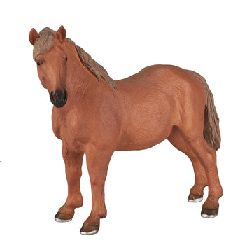 Mojo Suffolk Punch Mare Realistic Horse Toy Replica Hand Painted Figurine