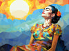 Cross & Glory Puzzles: Celestial Frida: Colors of The Sky Colorful Art Jigsaw Puzzle 1000 Pieces Masterpiece Vibrant Day of The Dead Theme enhanced Satin Finish