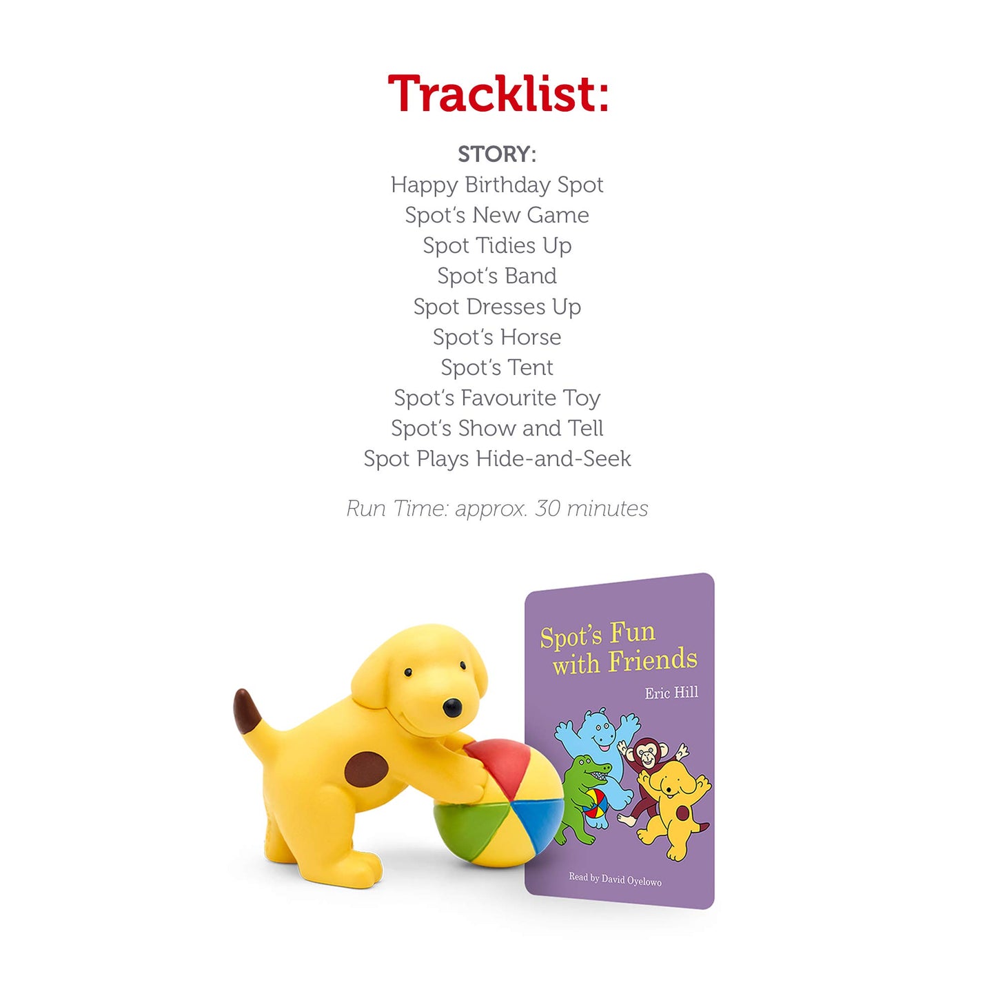 Tonies Spot'S Fun With Friends Audio Toy Figurine From Eric Hill, Narrated By Celebrity Voices