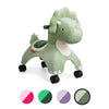 Radio Flyer Dash Dinosaur Ride On Toy for Toddlers, Large Green Plastic, Model 691Z