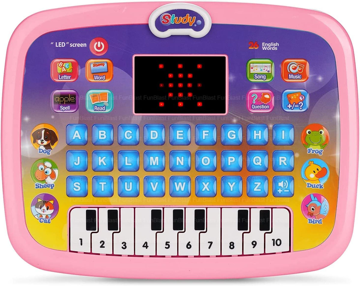 FunBlast Laptop for Kids, Learning Computer for Kids, Laptop Toy, ABC Learning Computer for 3 Year Old Boys and Girls Learning A