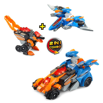 VTech Switch and Go 2-in-1 Spino Speedster Toy - Multicolor Plastic Vehicle Model 80-549300