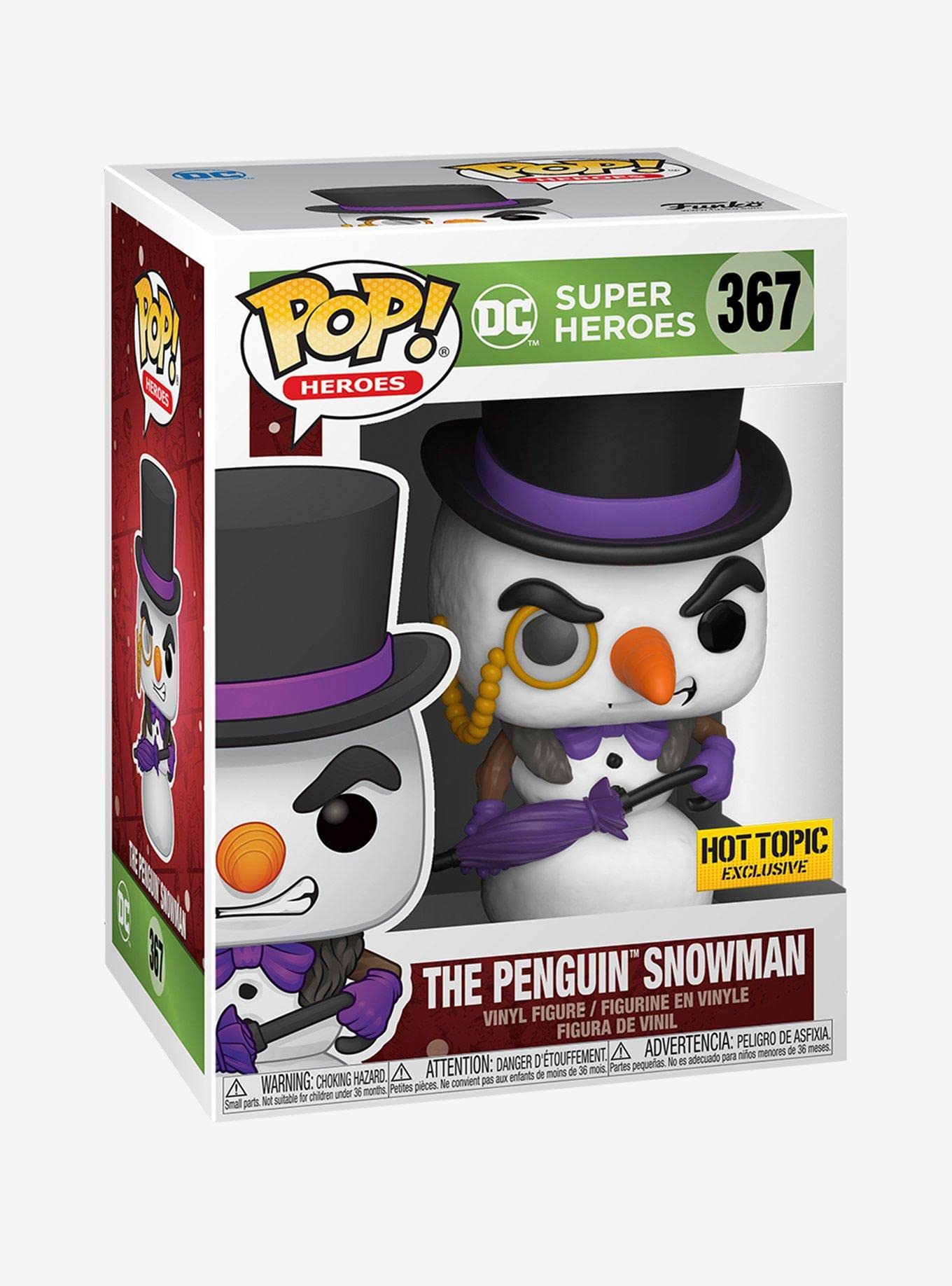 Funko POP! Heroes DC Holiday Penguin as Snowman #367 - Assorted Vinyl Collectible
