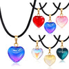 Omlisca Valentines Day Gifts 24 Pack Colorful Heart Shaped Pendant Necklace Birthday Party Favors Goodie Bags Filler for Women